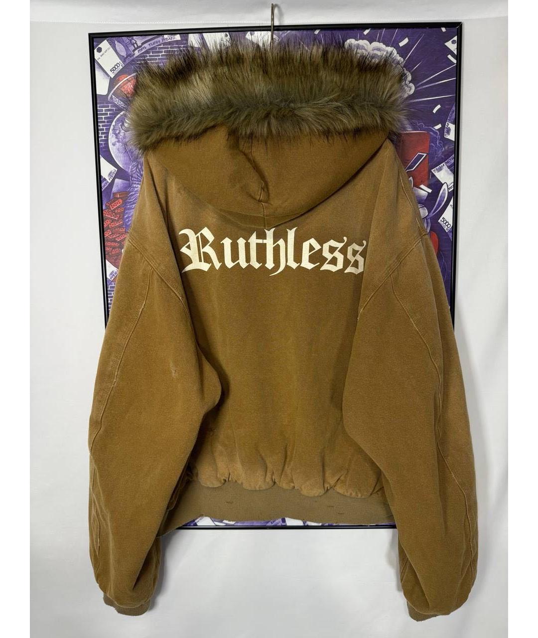 GRAILZ PROJECT G/R Коричневая хлопковая куртка, фото 3