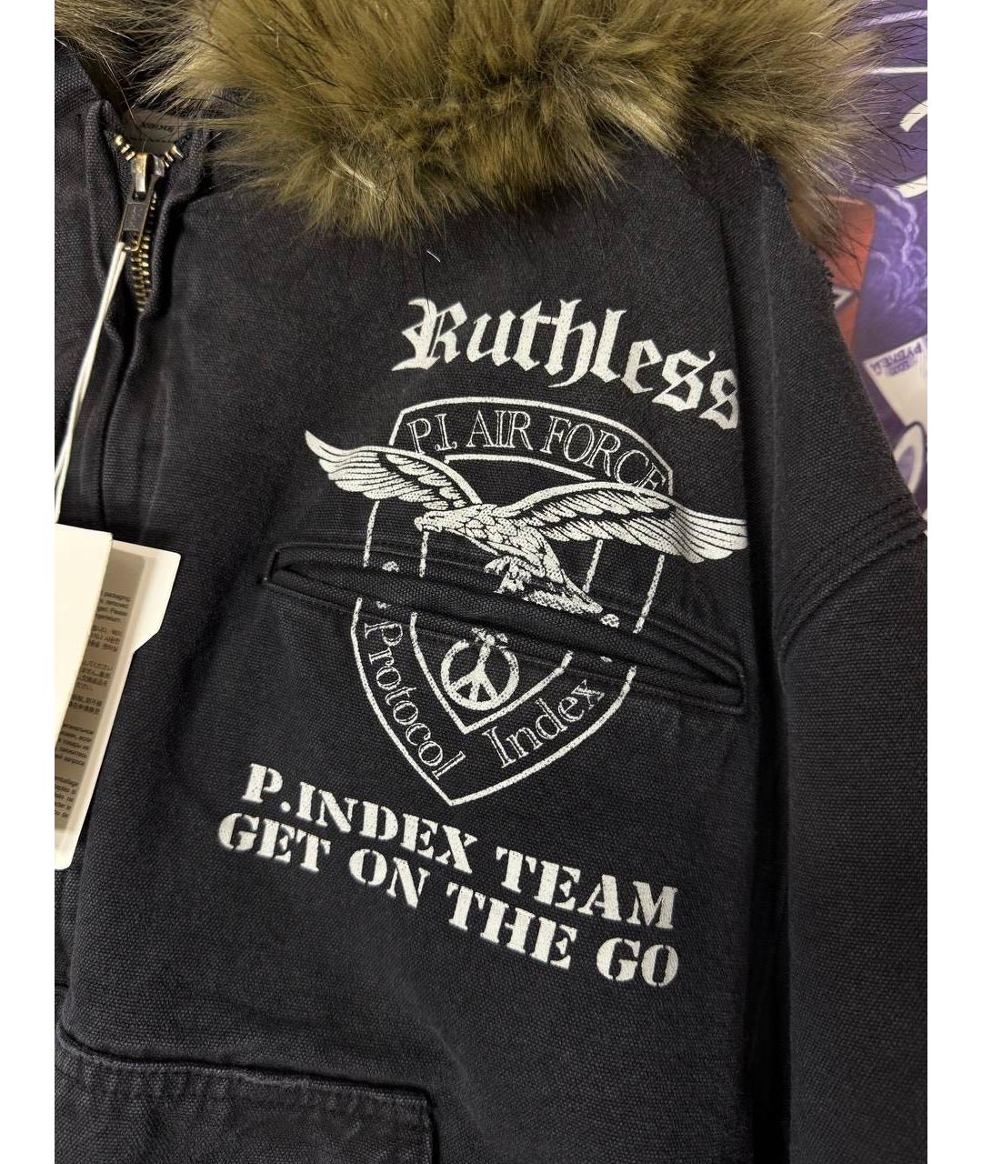 GRAILZ PROJECT G/R Черная хлопковая куртка, фото 4