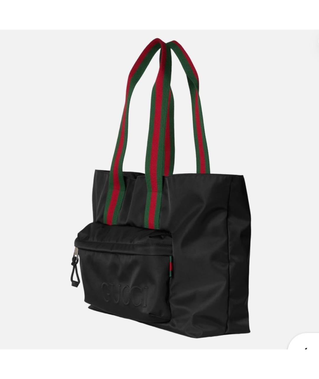 GUCCI Черная дорожная/спортивная сумка, фото 2