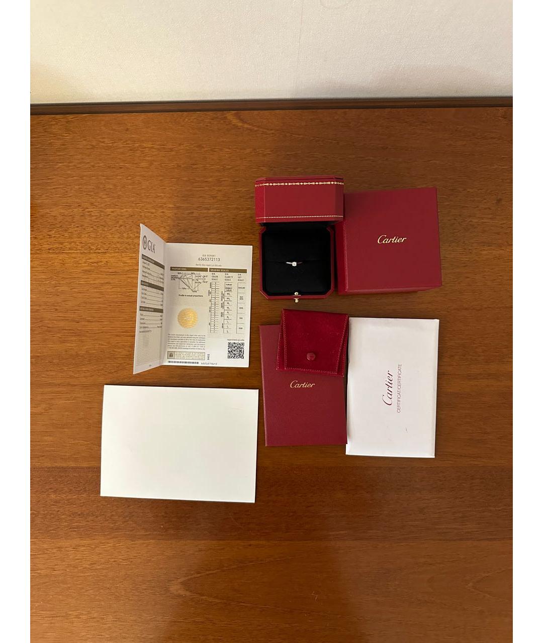 CARTIER Серебряное кольцо из белого золота, фото 3