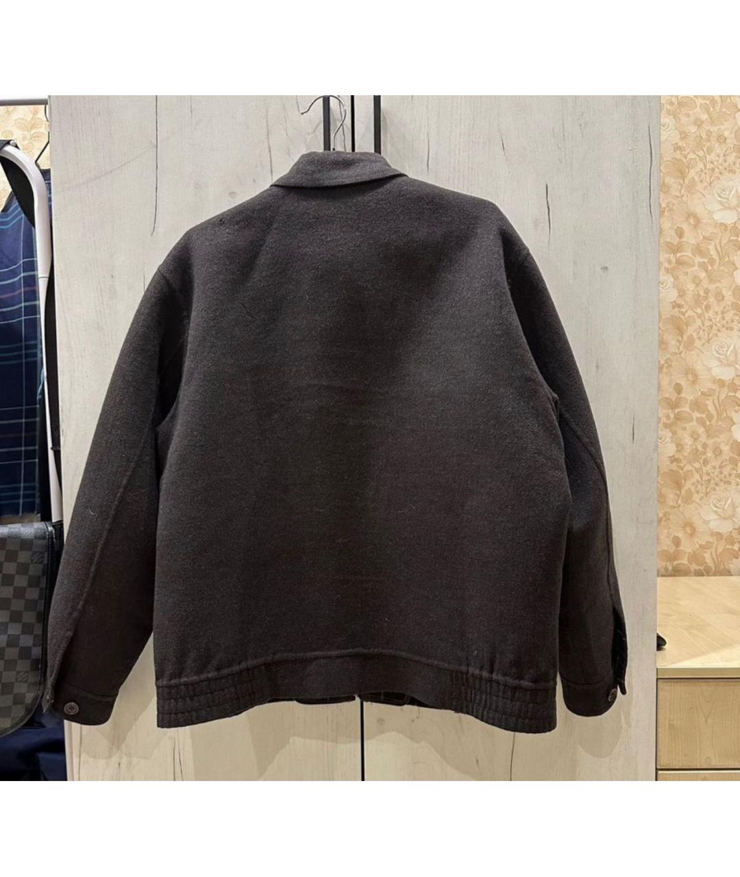 SAINT LAURENT Черная шерстяная куртка, фото 2