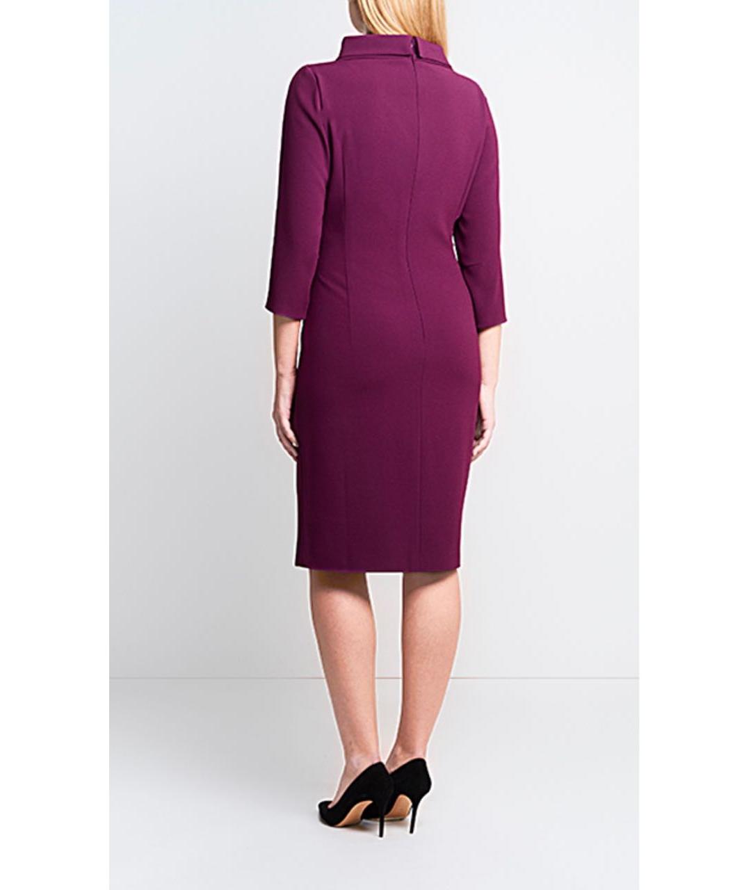ESCADA Фиолетовое полиэстеровое повседневное платье, фото 3