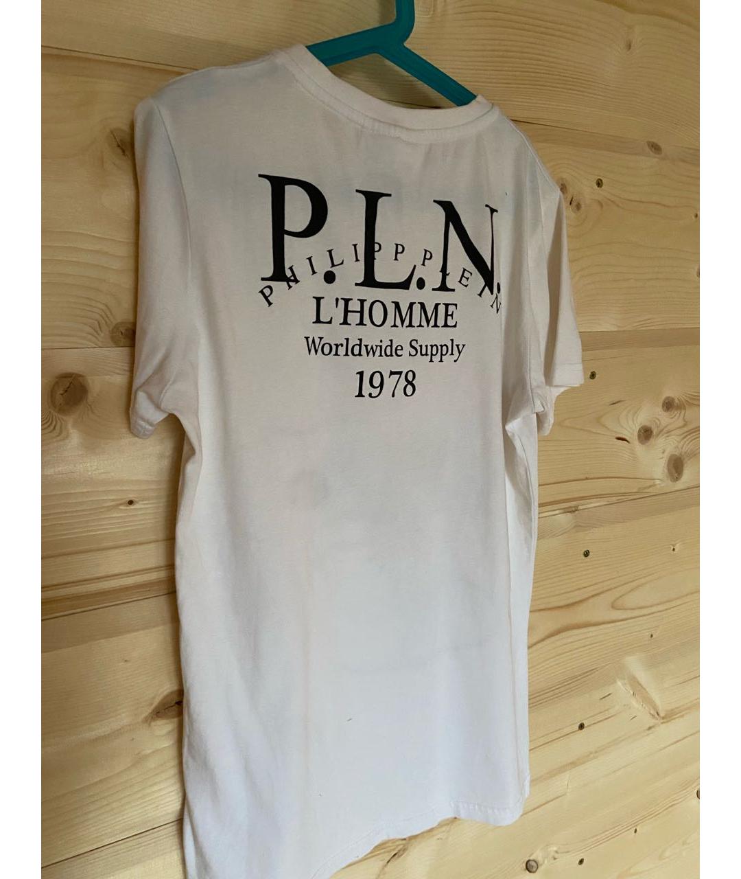 PHILIPP PLEIN Белая хлопковая детская футболка, фото 2