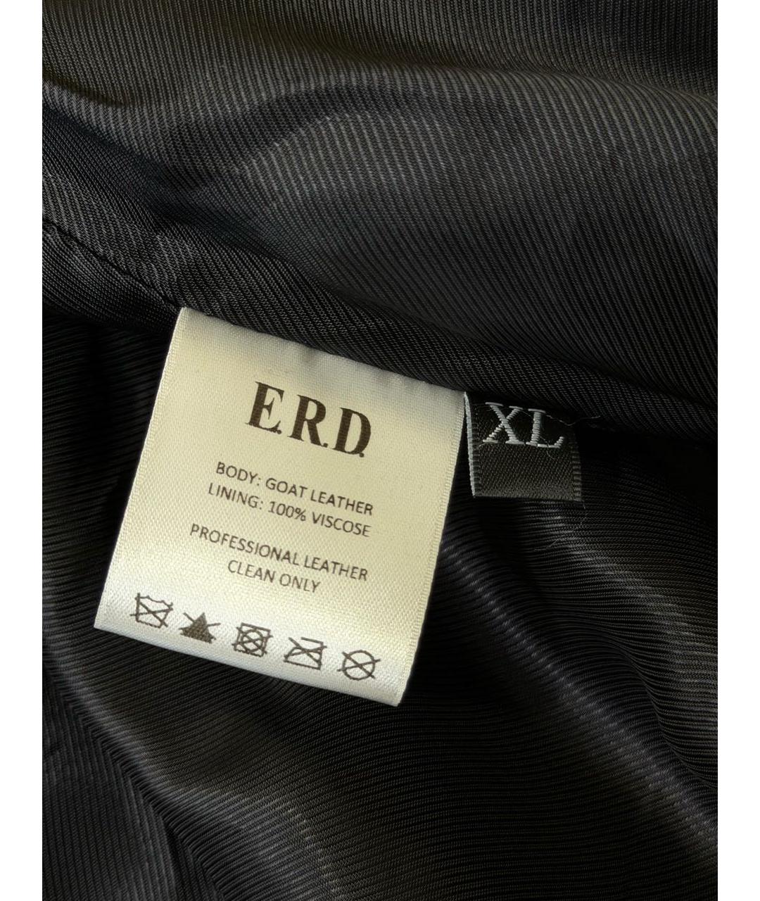 Enfants Riches Déprimés Черная кожаная куртка, фото 7