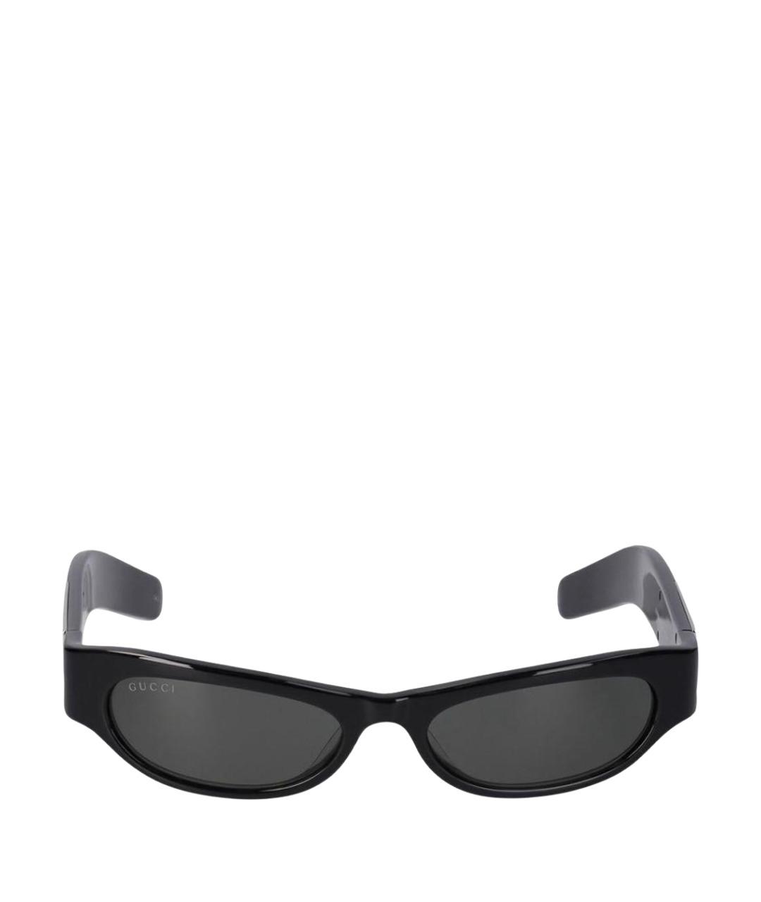 GUCCI Черные пластиковые солнцезащитные очки, фото 1