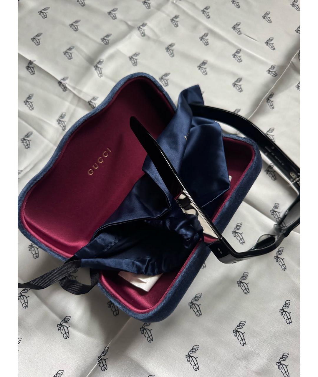 GUCCI Черные пластиковые солнцезащитные очки, фото 4