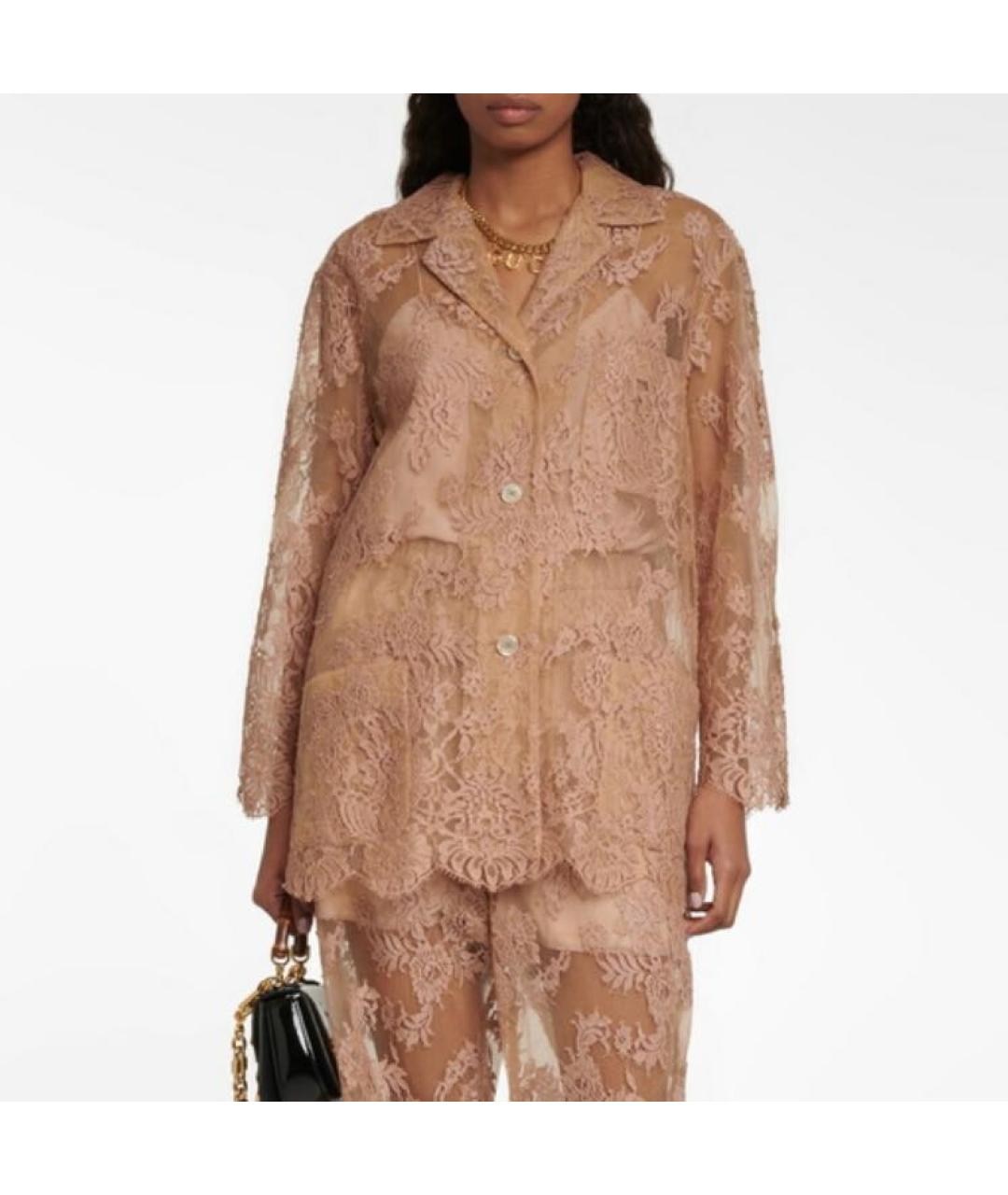 GUCCI Розовая полиамидовая рубашка, фото 3