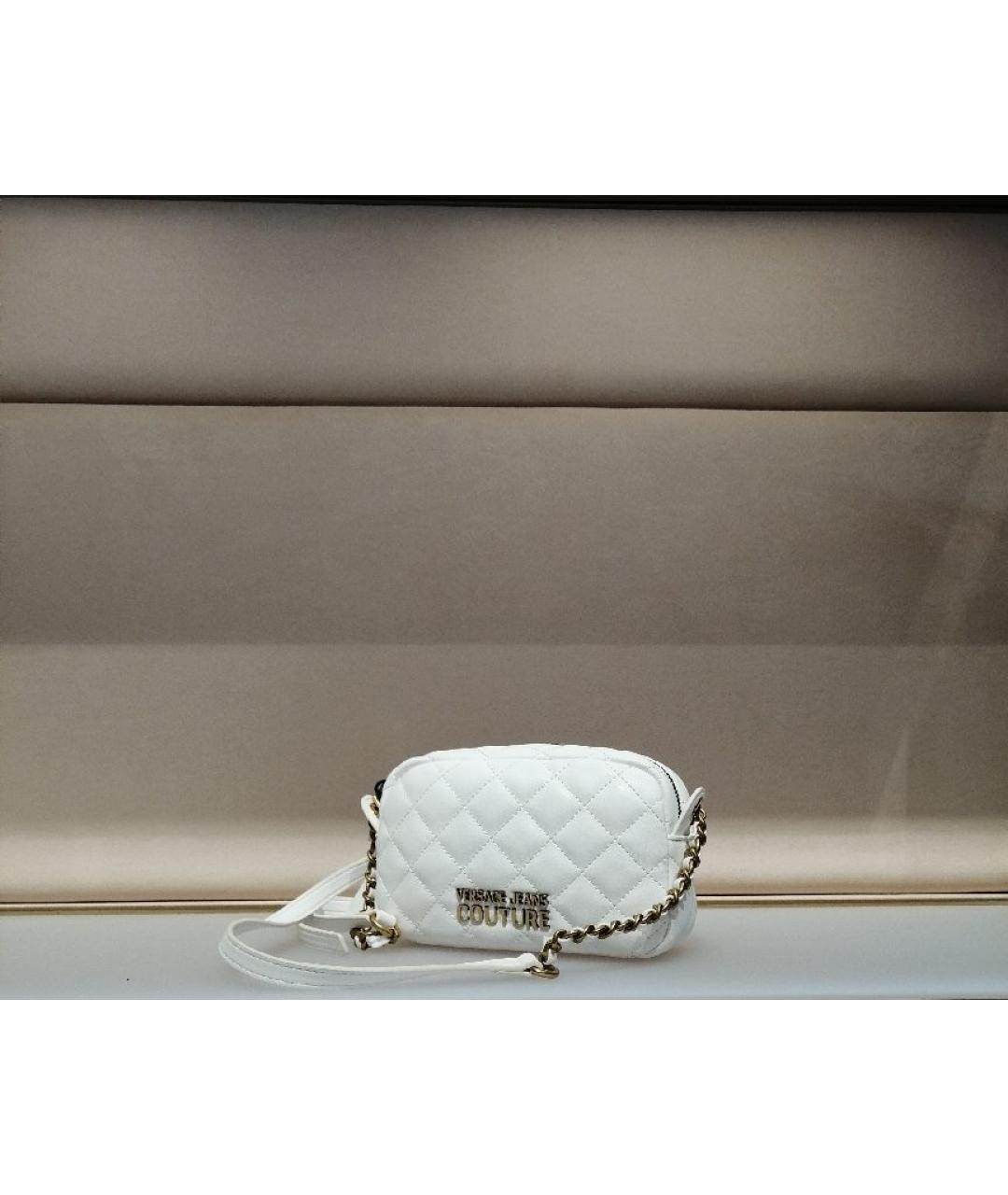 VERSACE JEANS COUTURE Белая сумка через плечо, фото 2