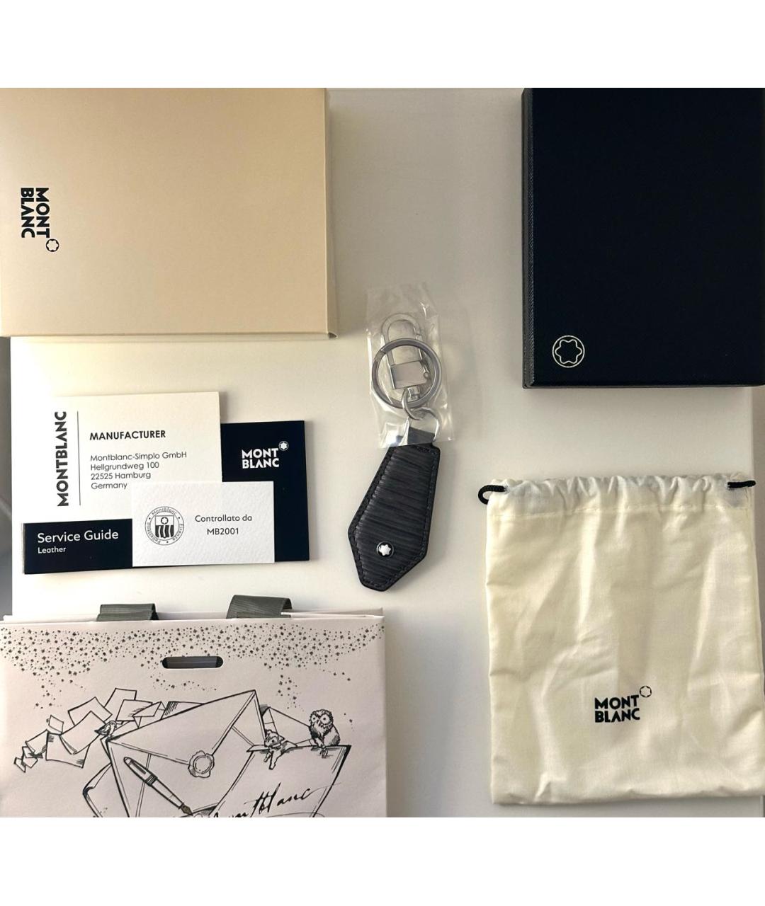 MONTBLANC Серый брелок, фото 7