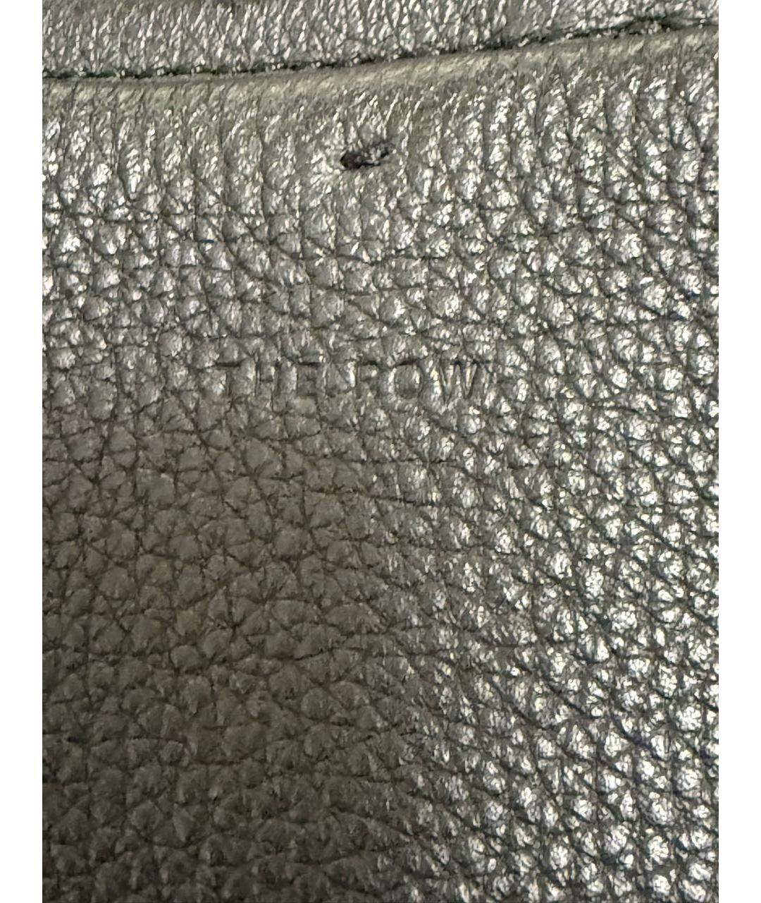 THE ROW Черная кожаная сумка тоут, фото 4