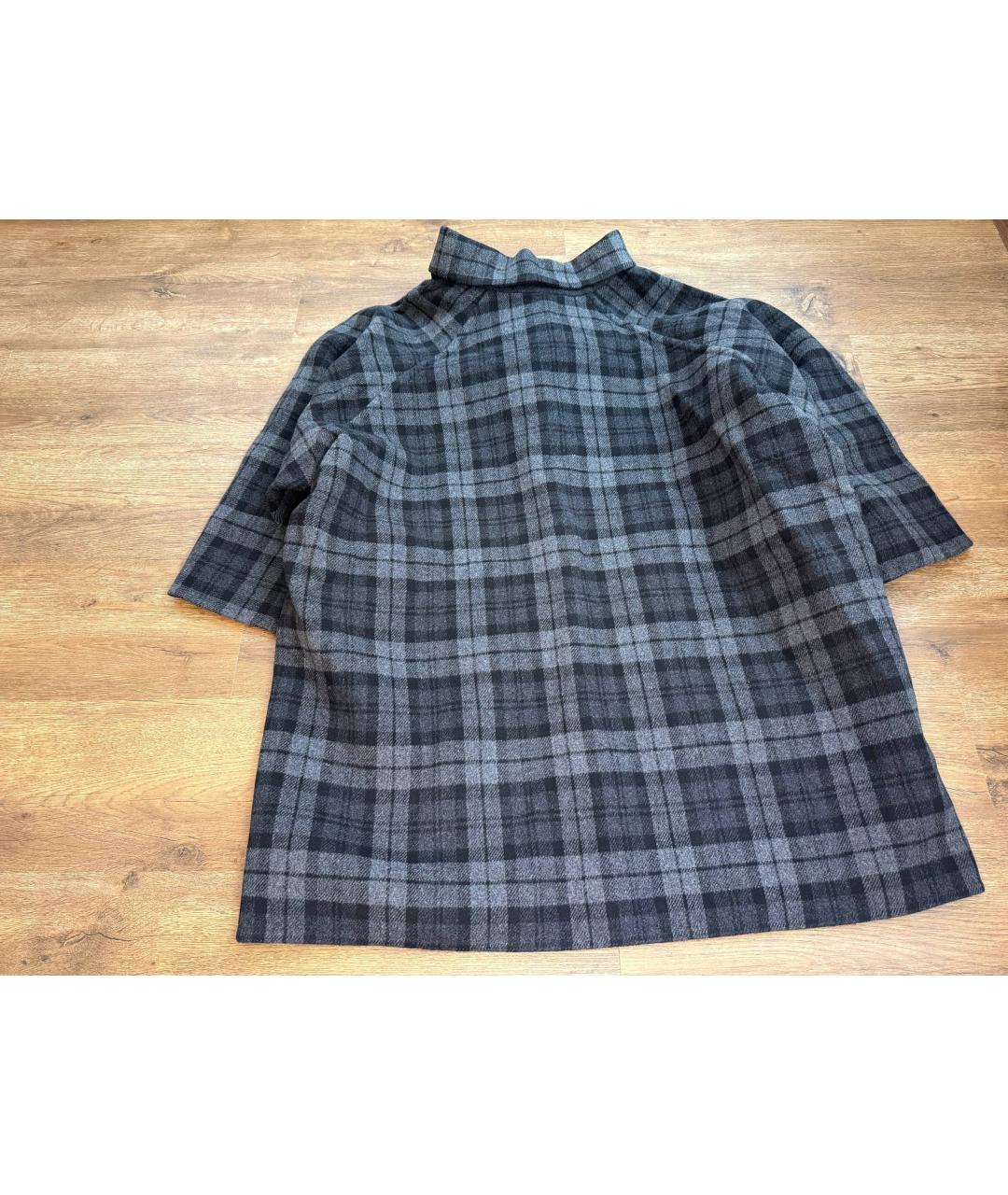 BALENCIAGA Черное шерстяное пальто, фото 6