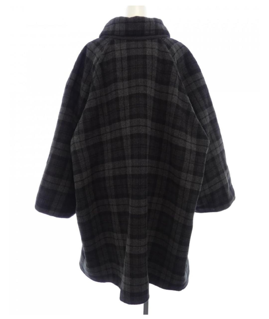 BALENCIAGA Черное шерстяное пальто, фото 2