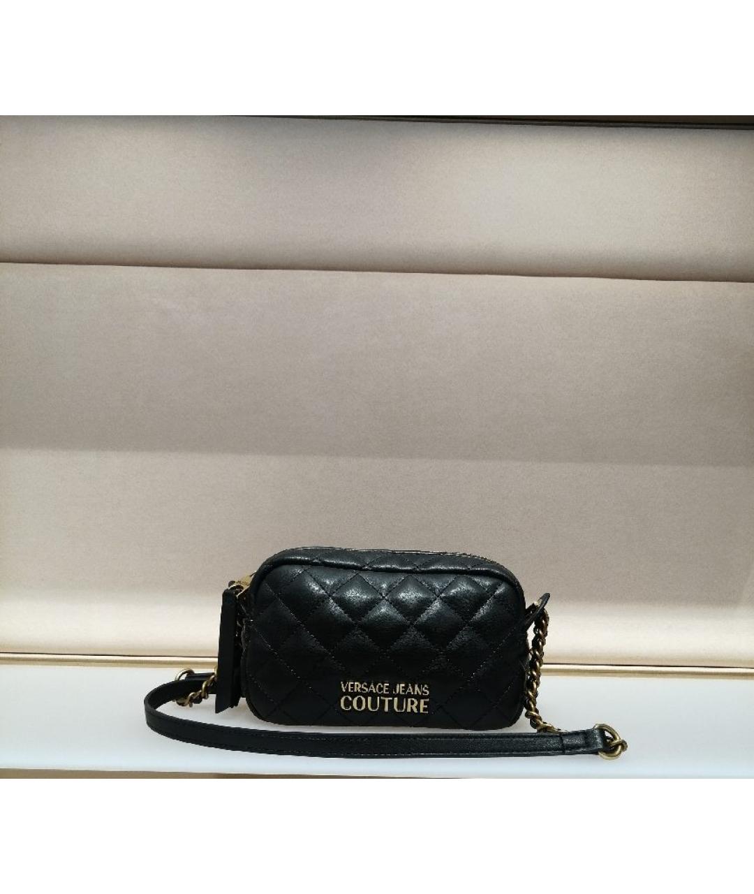 VERSACE JEANS COUTURE Черная сумка через плечо, фото 3