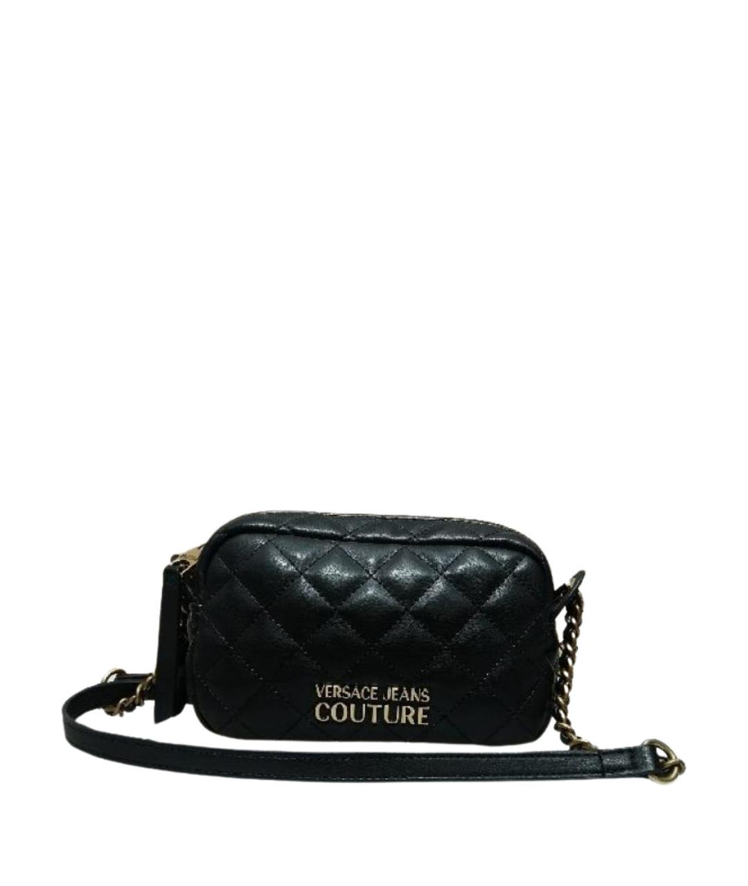 VERSACE JEANS COUTURE Черная сумка через плечо, фото 1