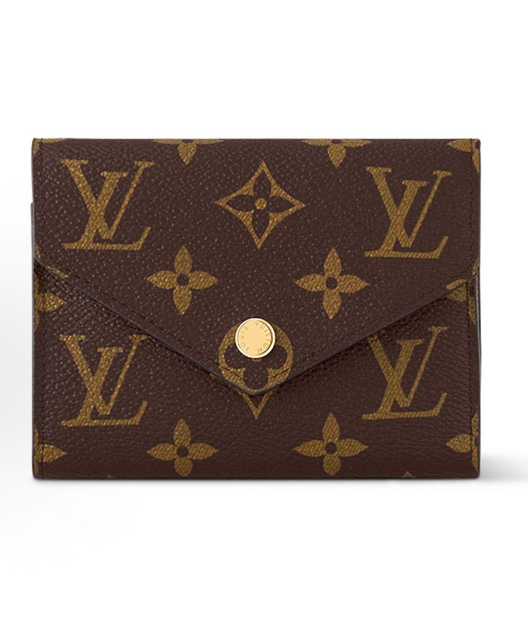 LOUIS VUITTON Коричневый кошелек, фото 1