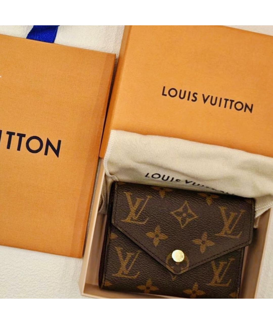 LOUIS VUITTON Коричневый кошелек, фото 2