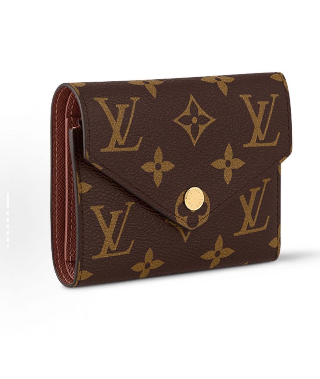 LOUIS VUITTON Коричневый кошелек, фото 3