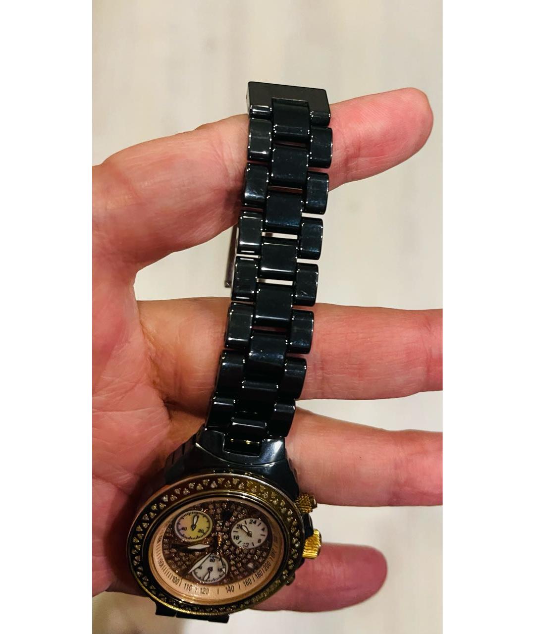 LANCASTER Антрацитовые часы из розового золота, фото 6