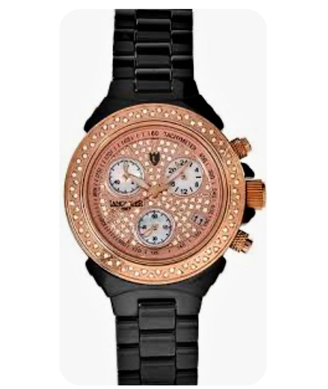 LANCASTER Антрацитовые часы из розового золота, фото 4