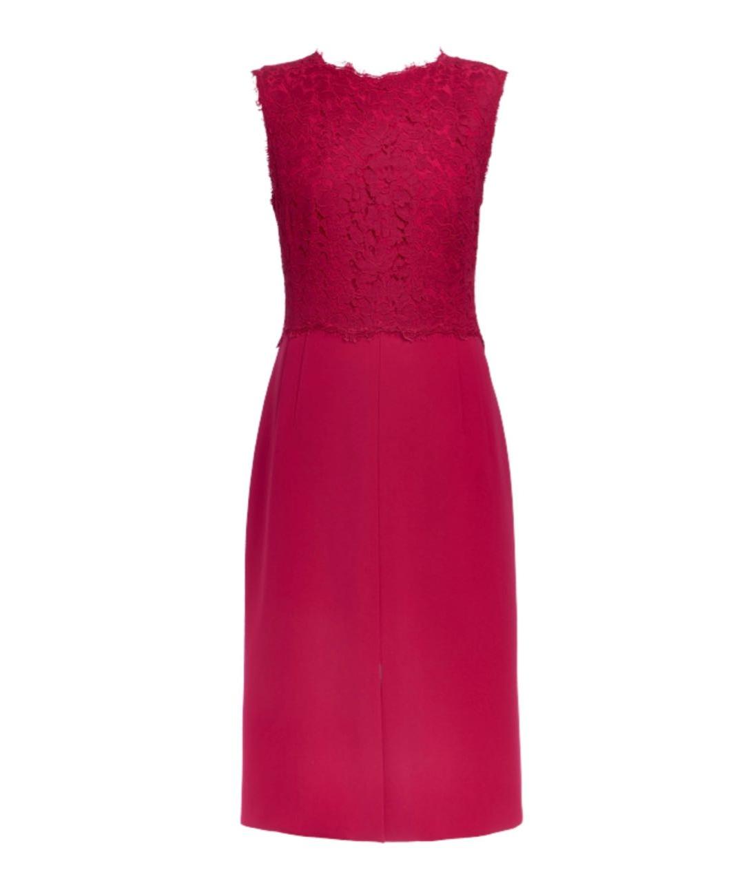 ESCADA Фуксия вискозное повседневное платье, фото 1