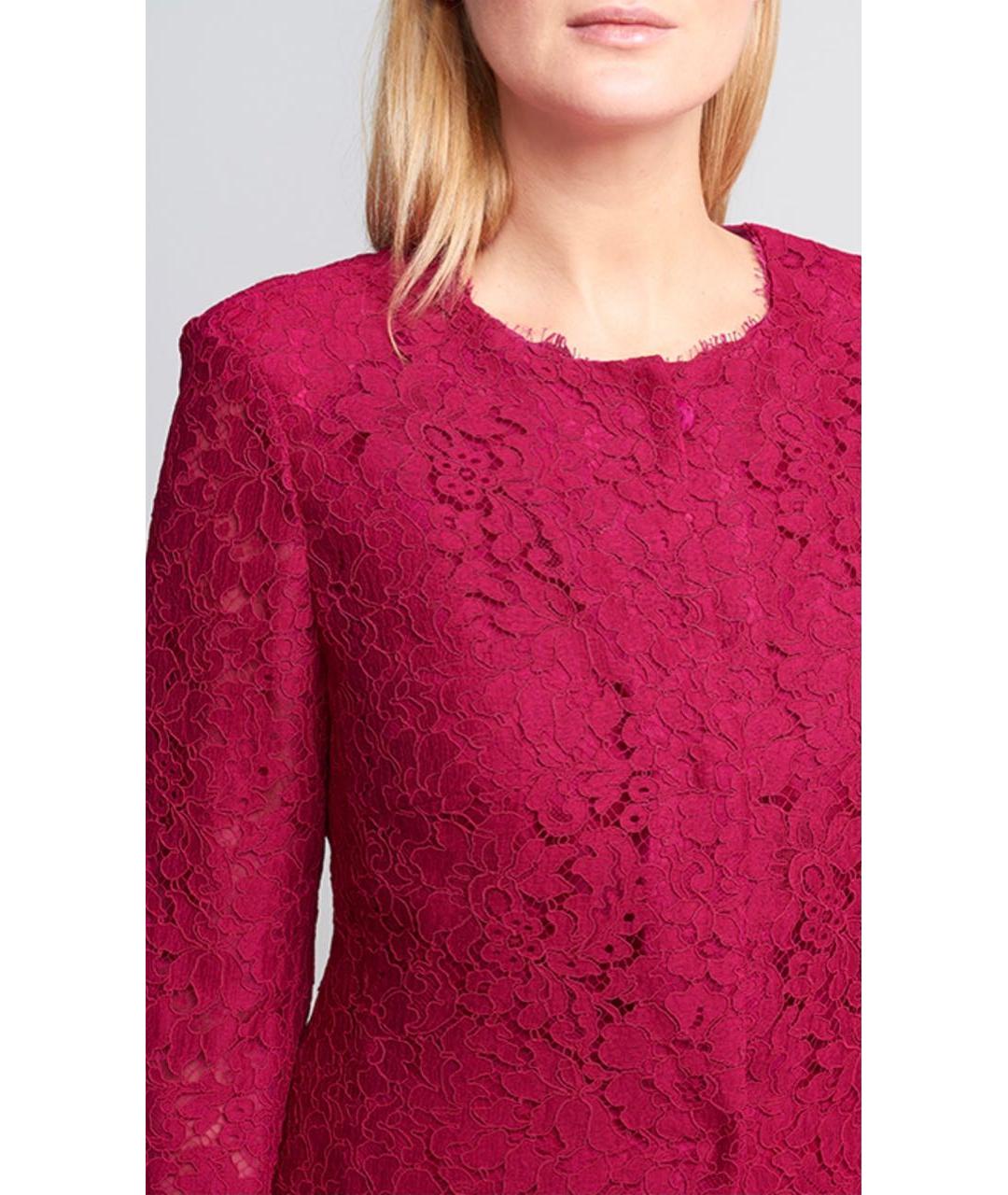 ESCADA Фуксия вискозное повседневное платье, фото 4