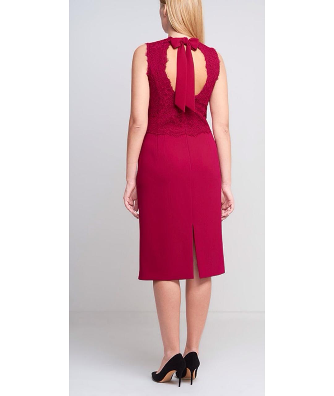 ESCADA Фуксия вискозное повседневное платье, фото 3