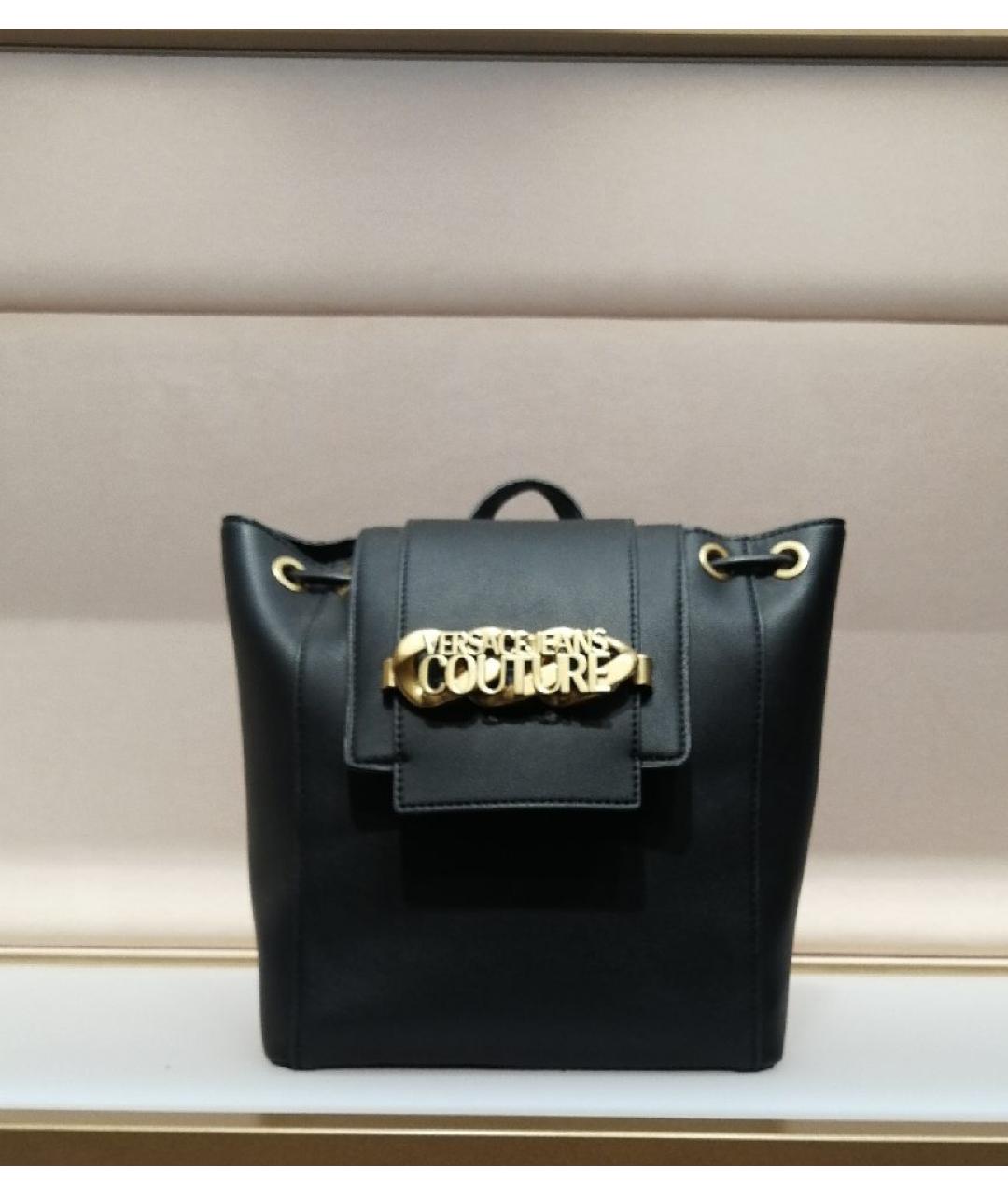 VERSACE JEANS COUTURE Черный рюкзак, фото 4