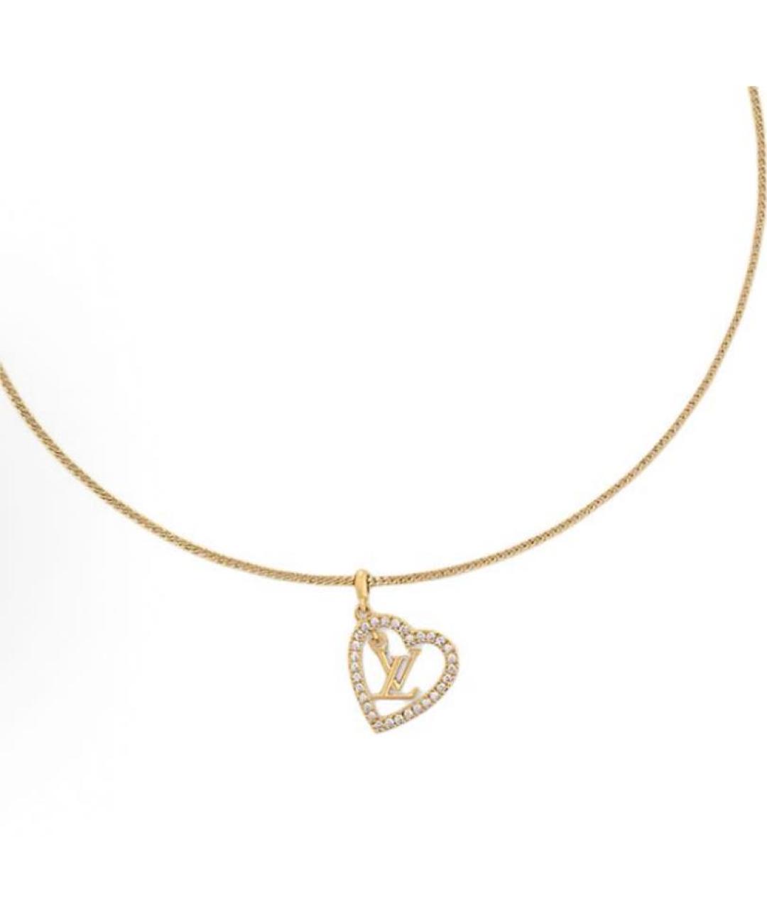 LOUIS VUITTON Золотое колье, фото 4