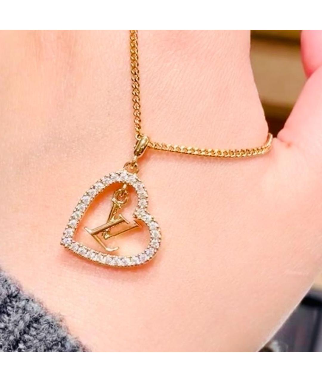 LOUIS VUITTON Золотое колье, фото 2