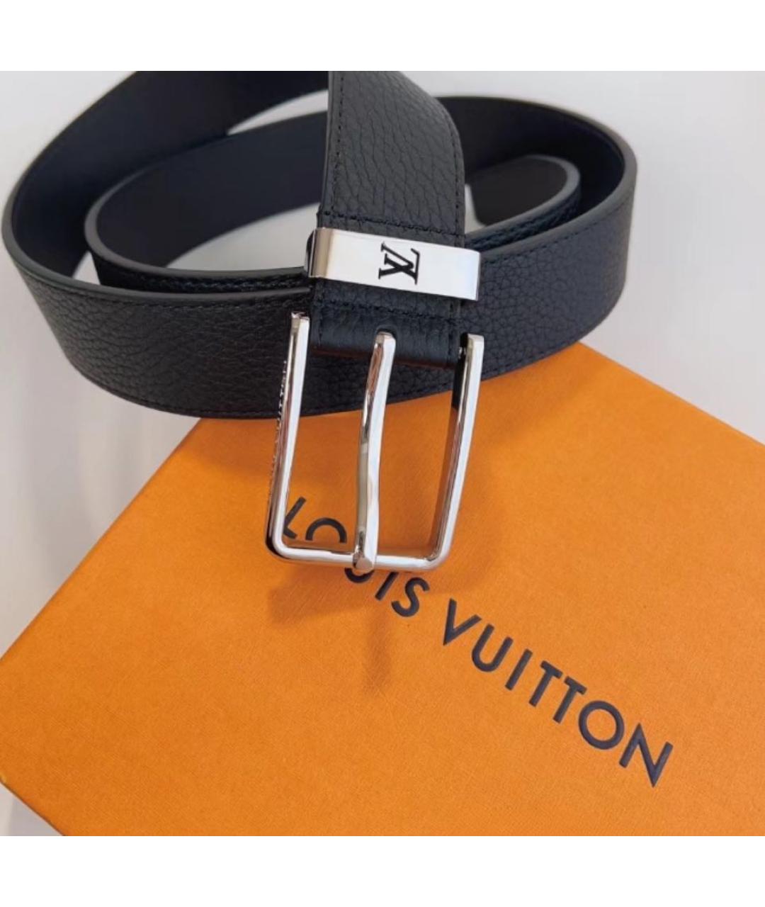 LOUIS VUITTON Черный ремень, фото 3