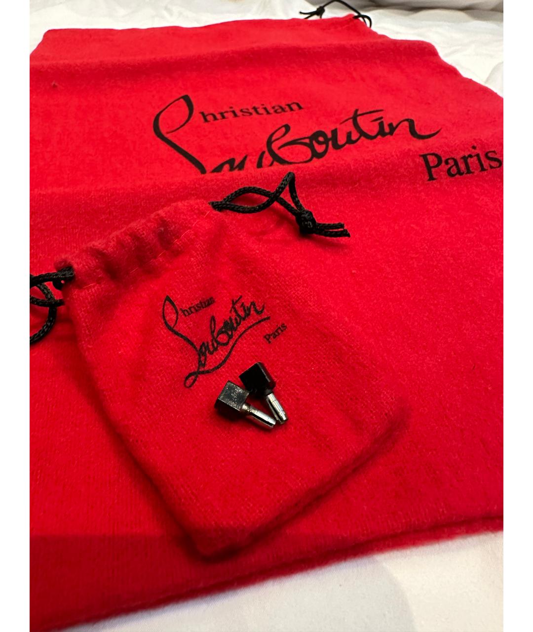 CHRISTIAN LOUBOUTIN Черные туфли из лакированной кожи, фото 5