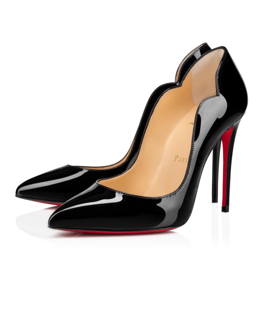 CHRISTIAN LOUBOUTIN Черные туфли из лакированной кожи, фото 2