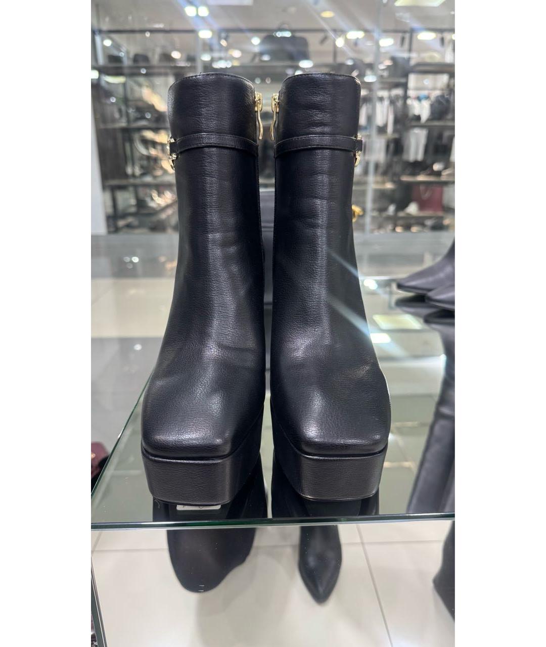 TWIN-SET Черные кожаные ботильоны, фото 2