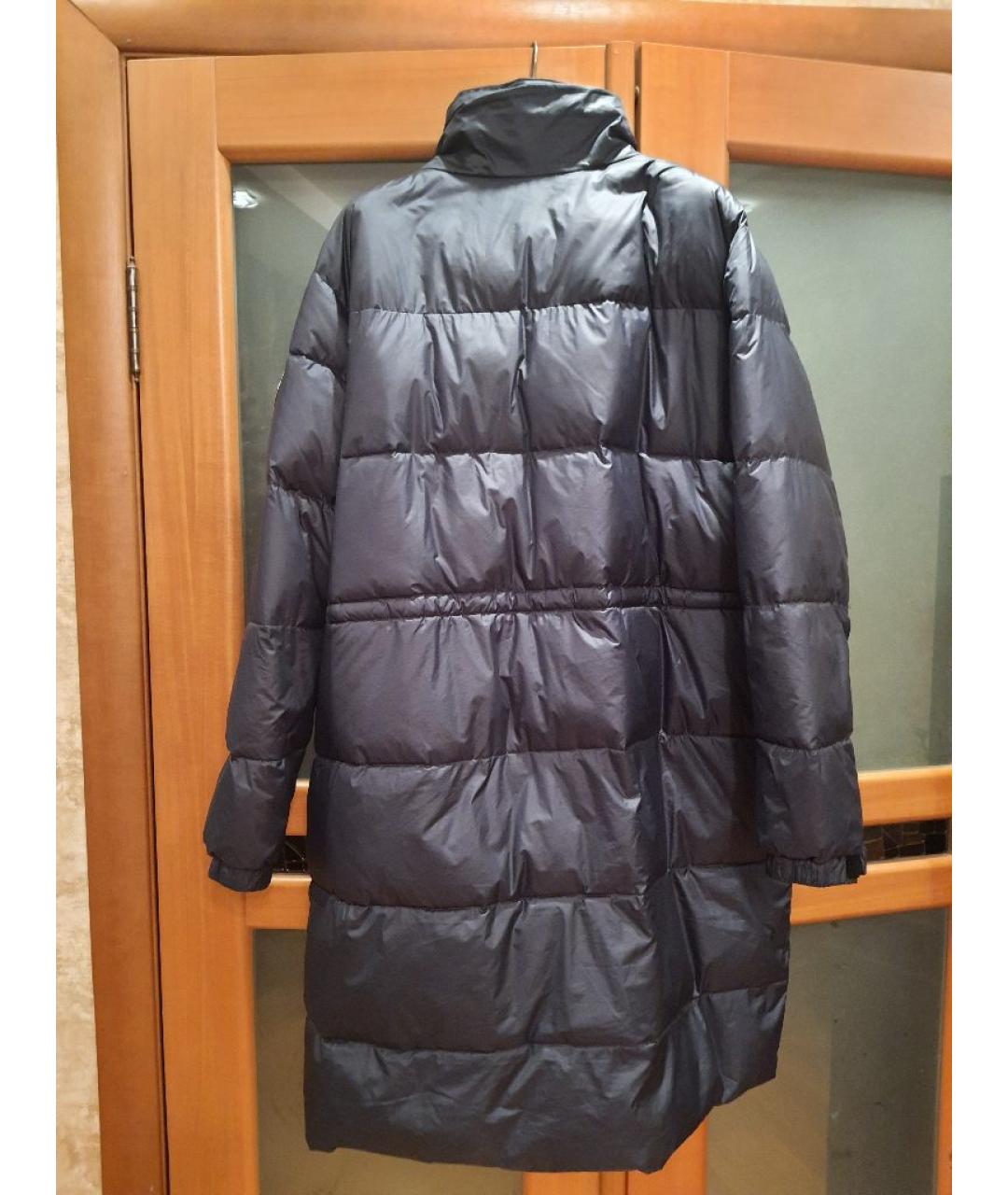 EMPORIO ARMANI Темно-синий полиэстеровый пуховик, фото 2