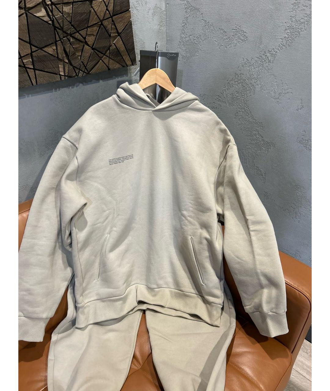 THE PANGAIA Серый хлопковый спортивный костюм, фото 1