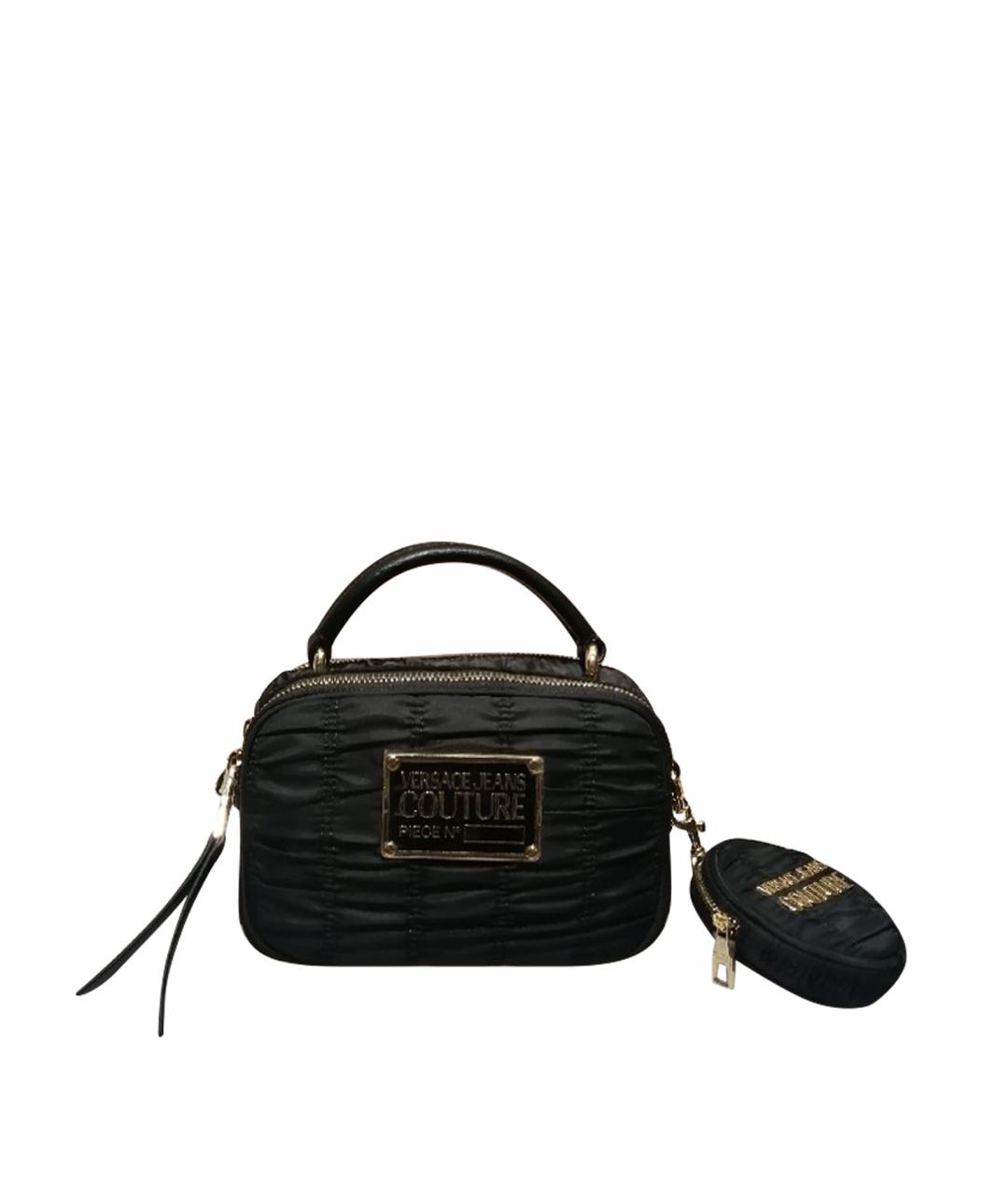 VERSACE JEANS COUTURE Черная сумка через плечо, фото 1