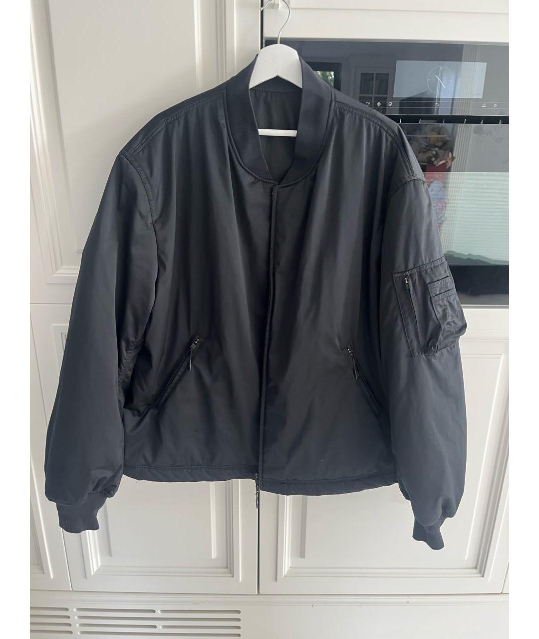 Y-3 Черная полиэстеровая куртка, фото 6