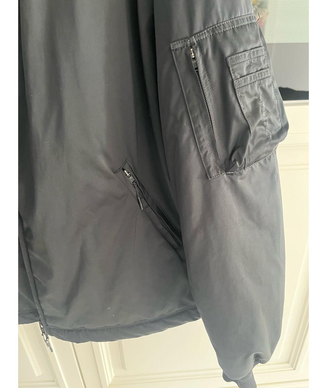 Y-3 Черная полиэстеровая куртка, фото 5