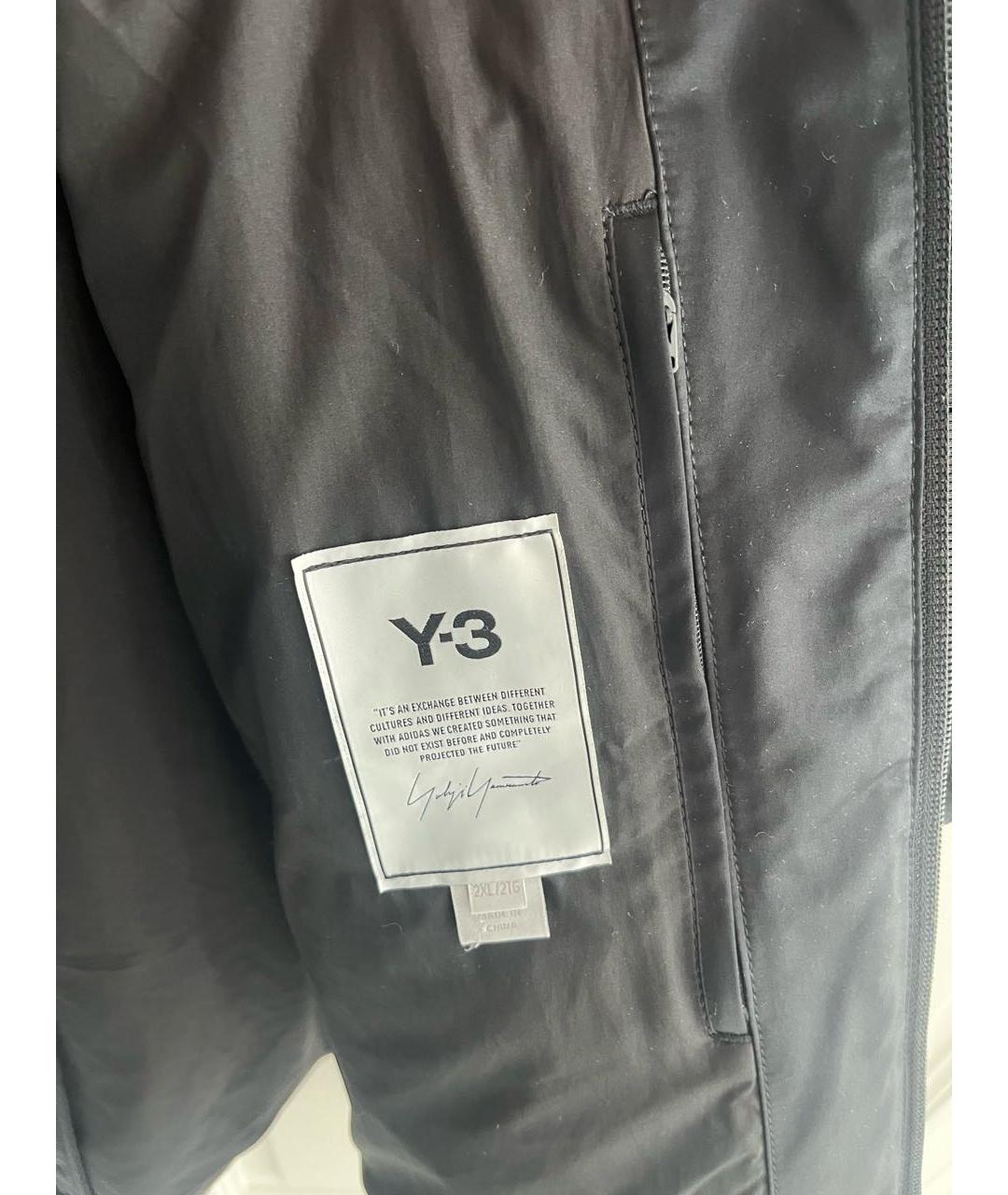 Y-3 Черная полиэстеровая куртка, фото 4