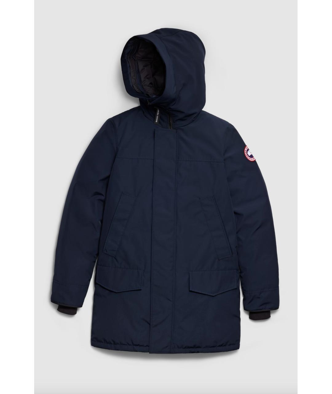 CANADA GOOSE Темно-синяя полиэстеровая парка, фото 5