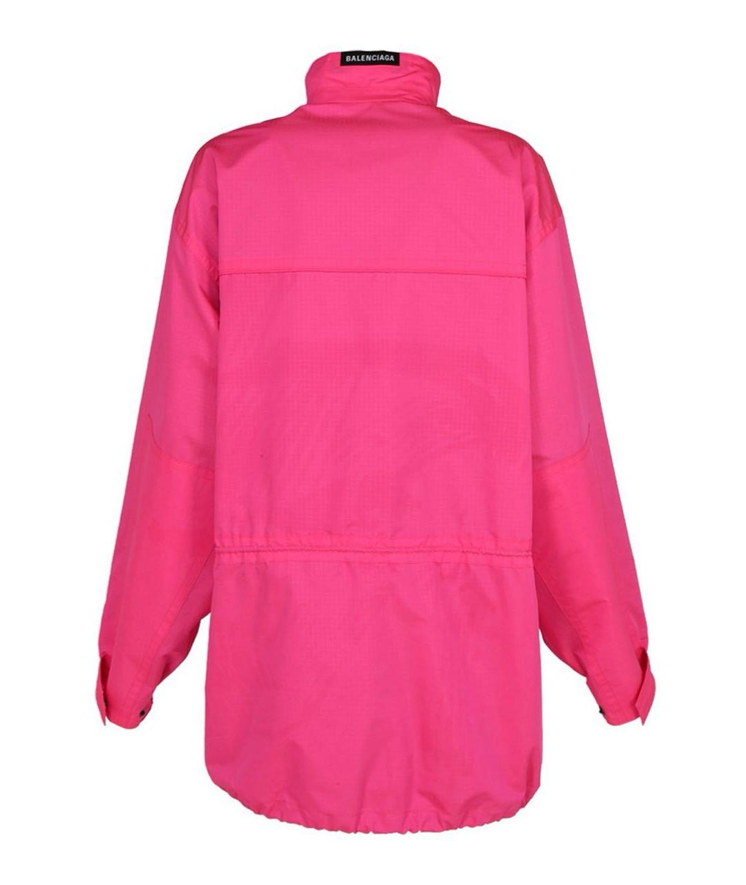 BALENCIAGA Розовая полиамидовая парка, фото 2