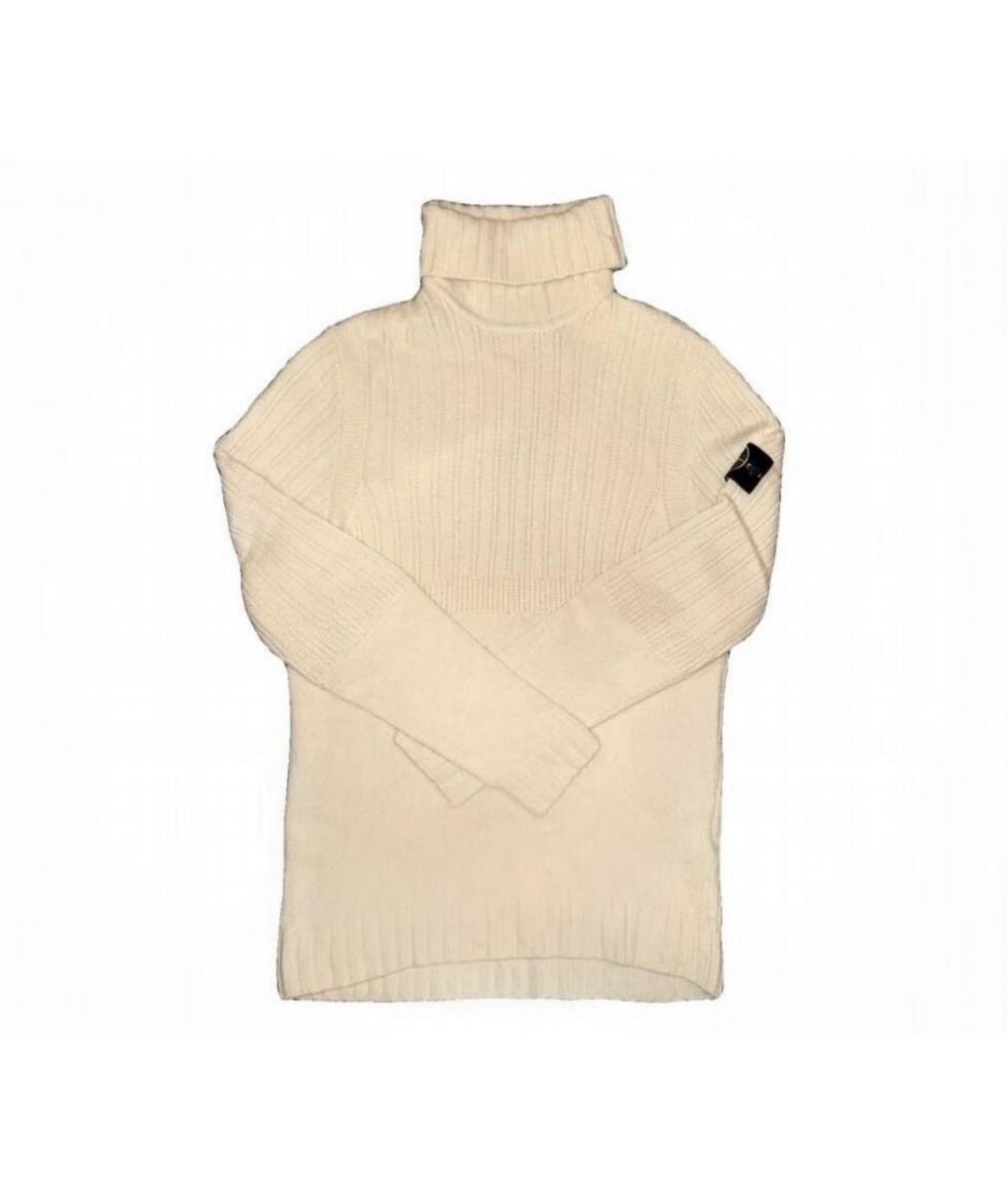 STONE ISLAND Белый шерстяной джемпер / свитер, фото 1