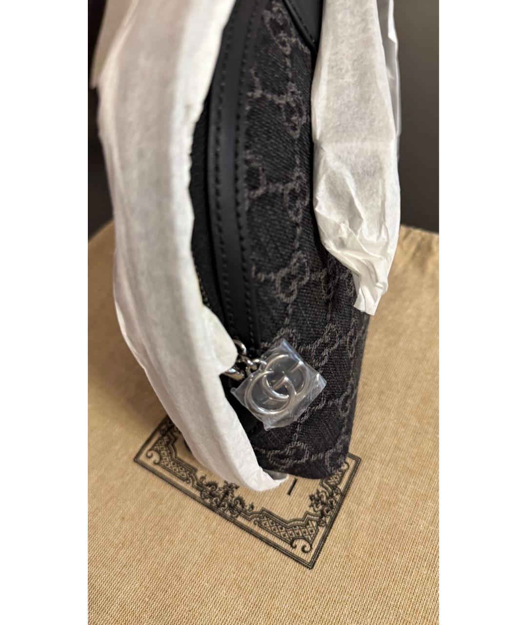 GUCCI Серая деним сумка через плечо, фото 6