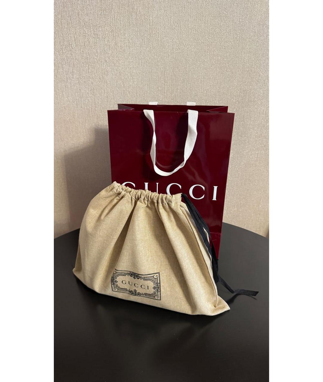 GUCCI Серая деним сумка через плечо, фото 7