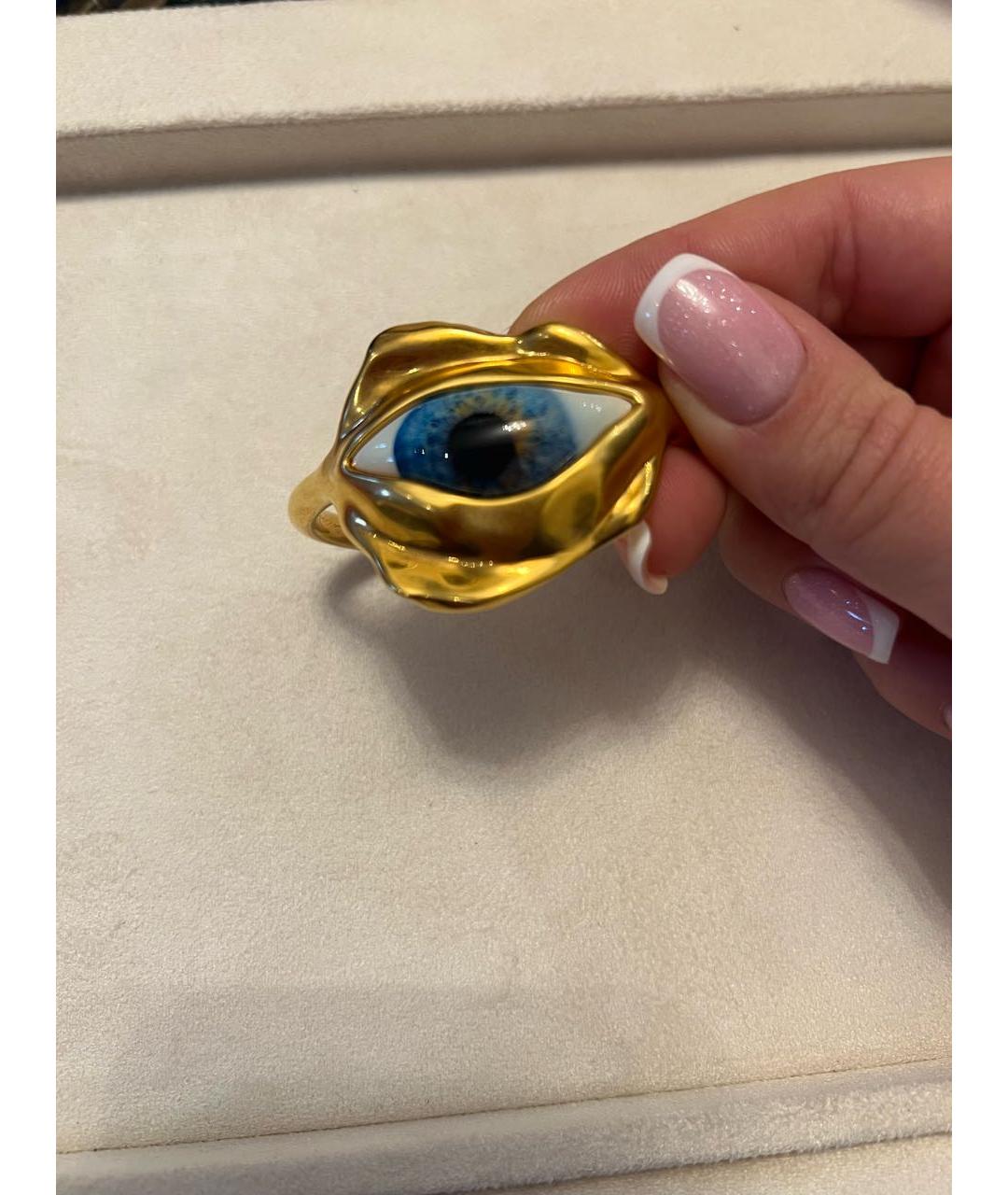 SCHIAPARELLI Золотой металлический браслет, фото 7