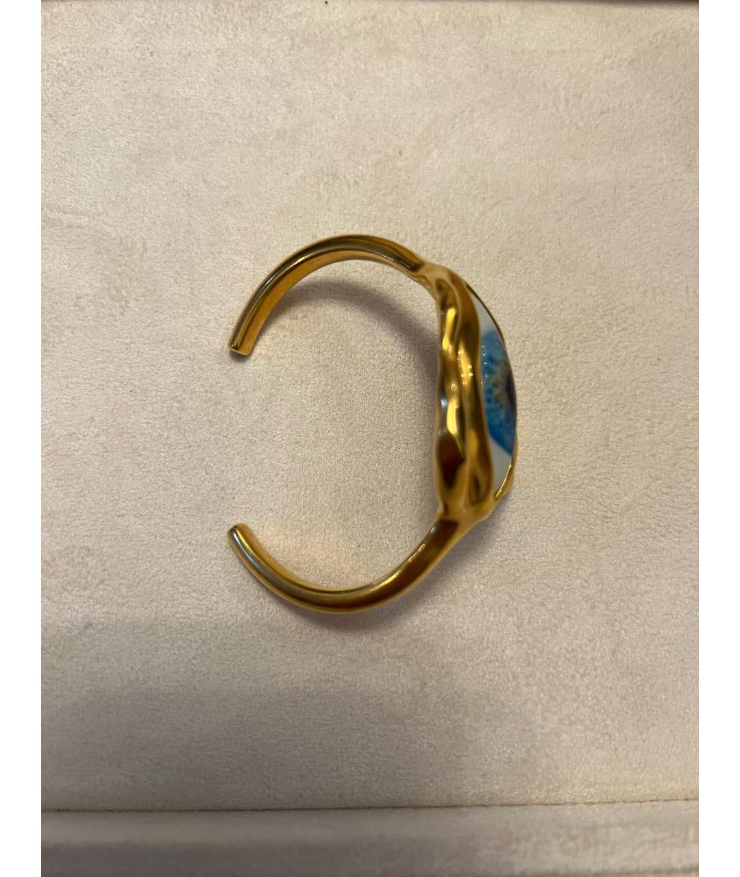 SCHIAPARELLI Золотой металлический браслет, фото 2