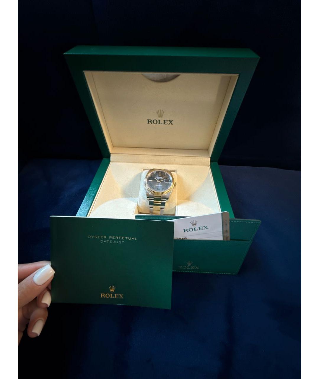 ROLEX Золотые часы из желтого золота, фото 4