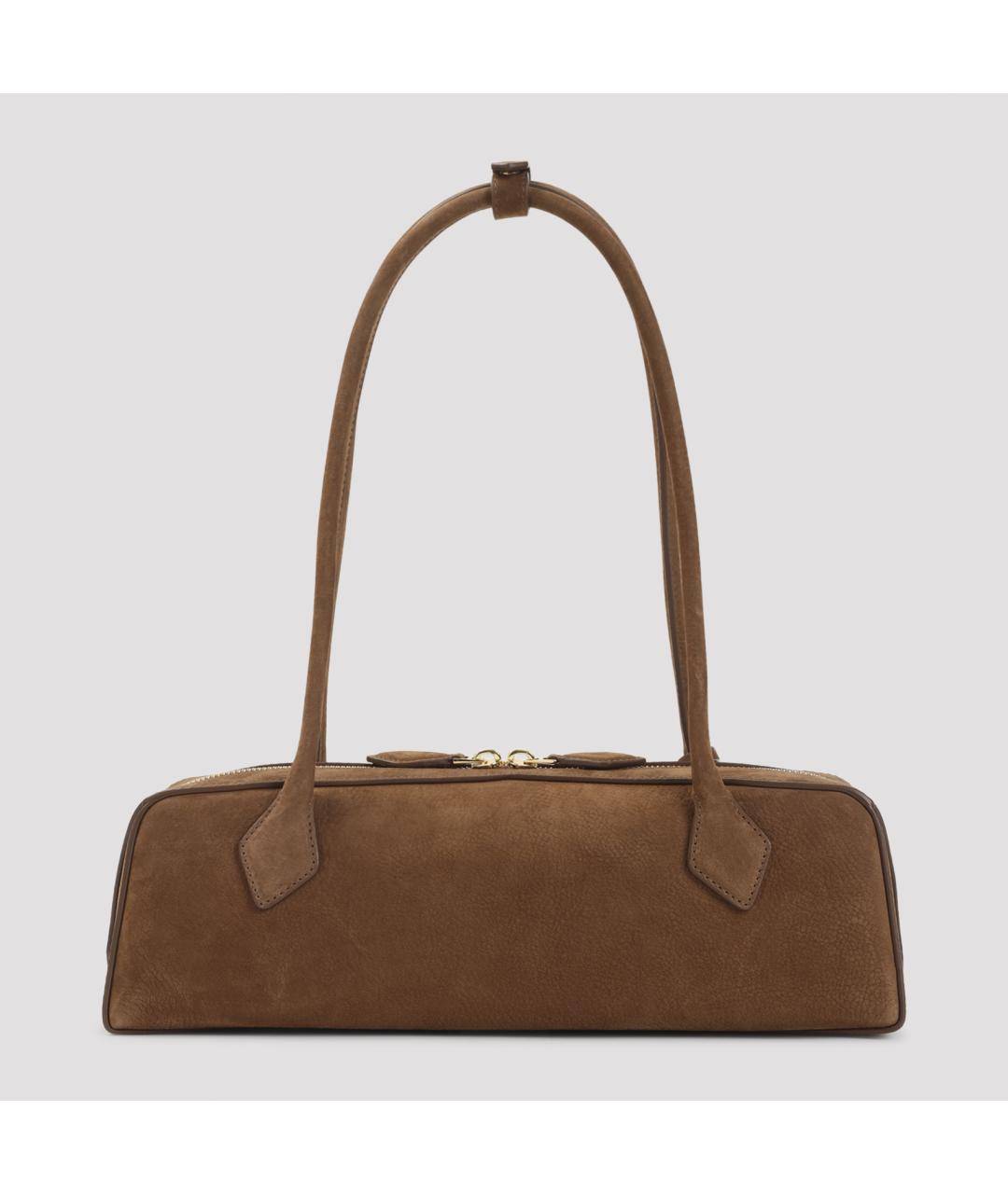 ALAIA Коричневая кожаная сумка через плечо, фото 4