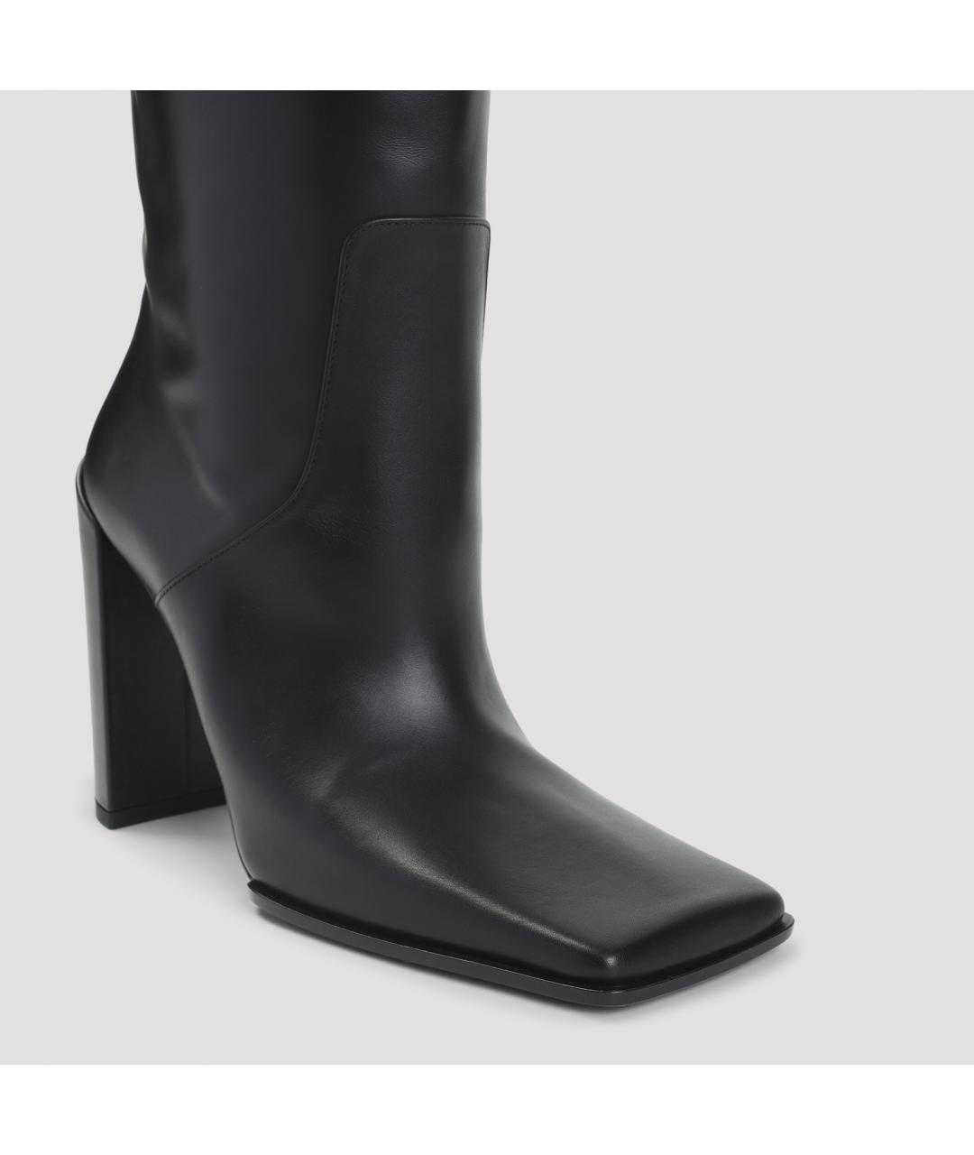 ALAIA Черные кожаные сапоги, фото 6
