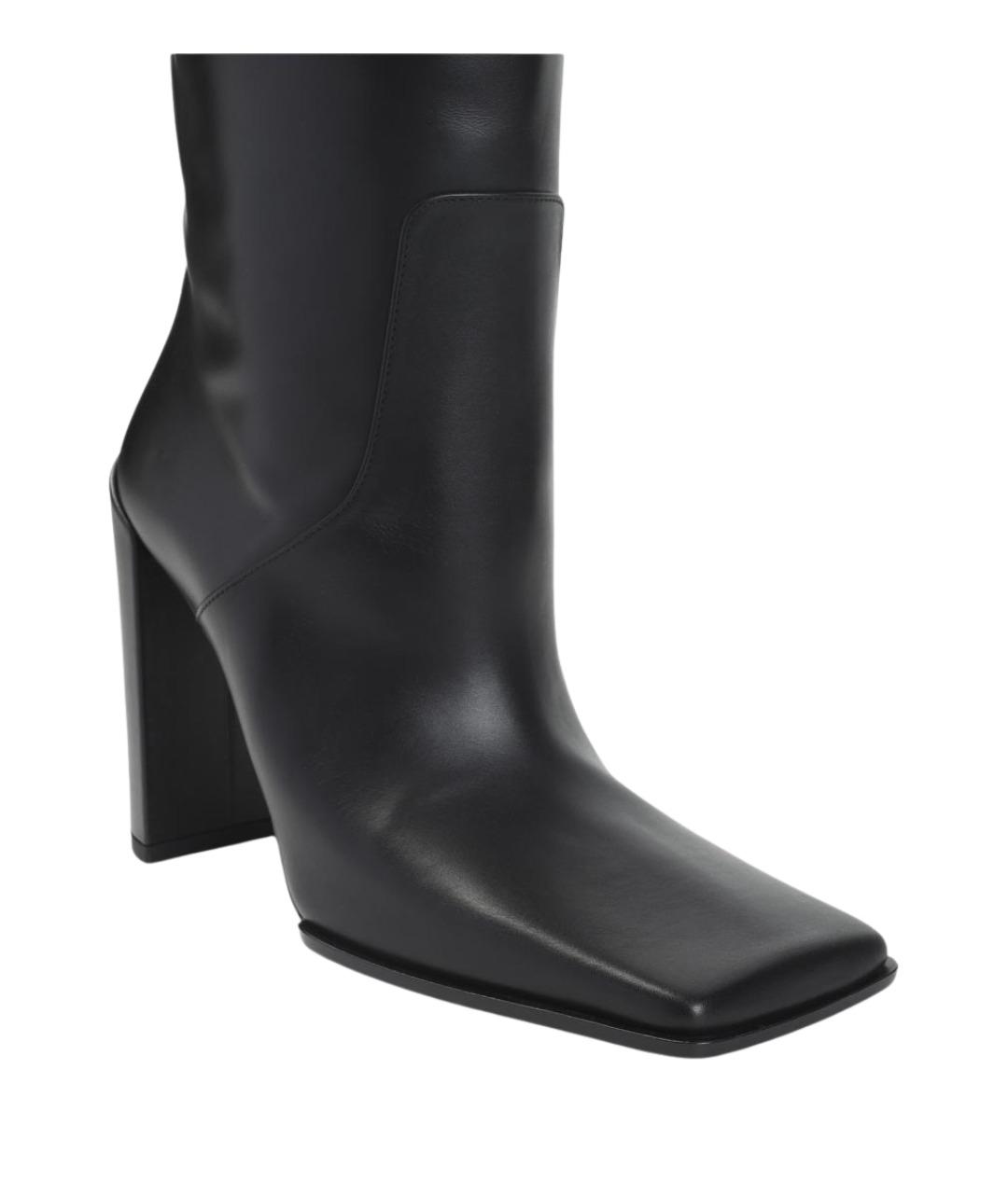 ALAIA Черные кожаные сапоги, фото 4
